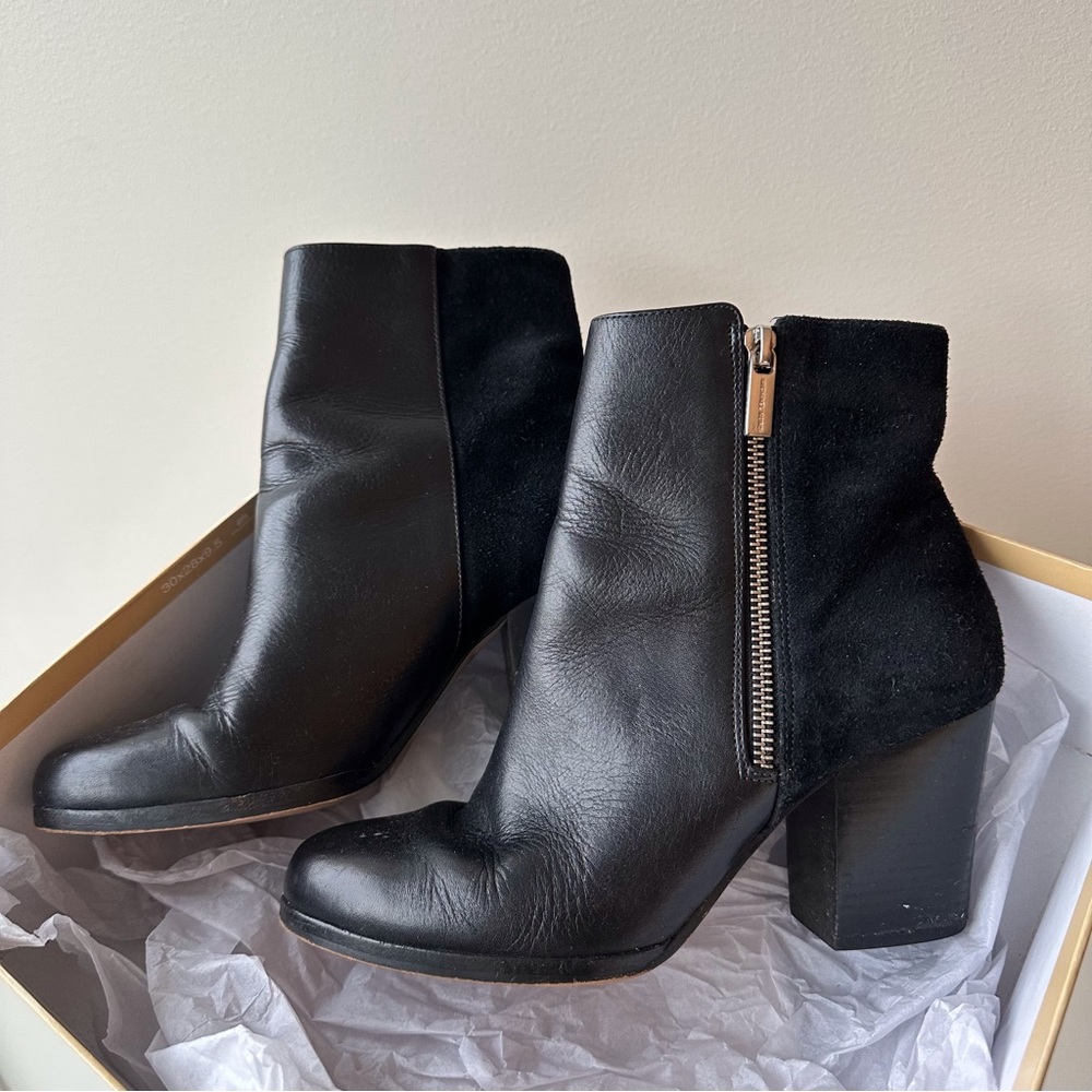 Michael Kors Black Ankle Boots Size 7